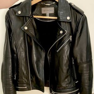 Calvin Klein leather jacket